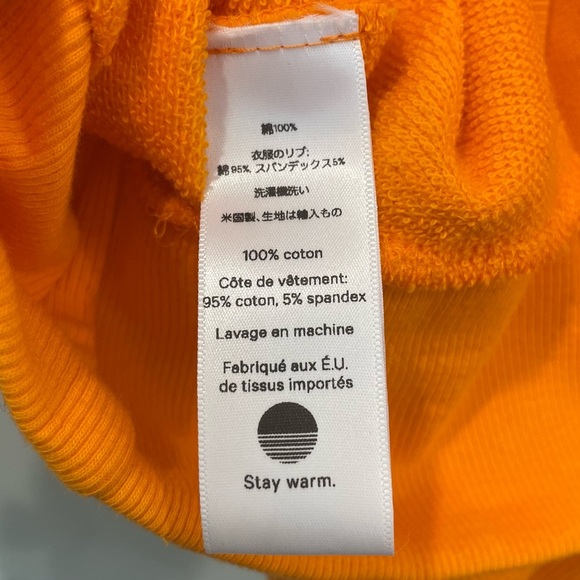 Penfield Warm Fun Fun in the Sun Boyfriend Sweatshirt in Orange - Picture 9 of 10